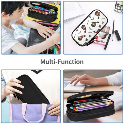 Desenho Animado Harries Filme P-Potters Magic World Estojo de Lápis Caneta Suporte Bolsas Estudante Material Escolar Necessaire Estojo de Lápis