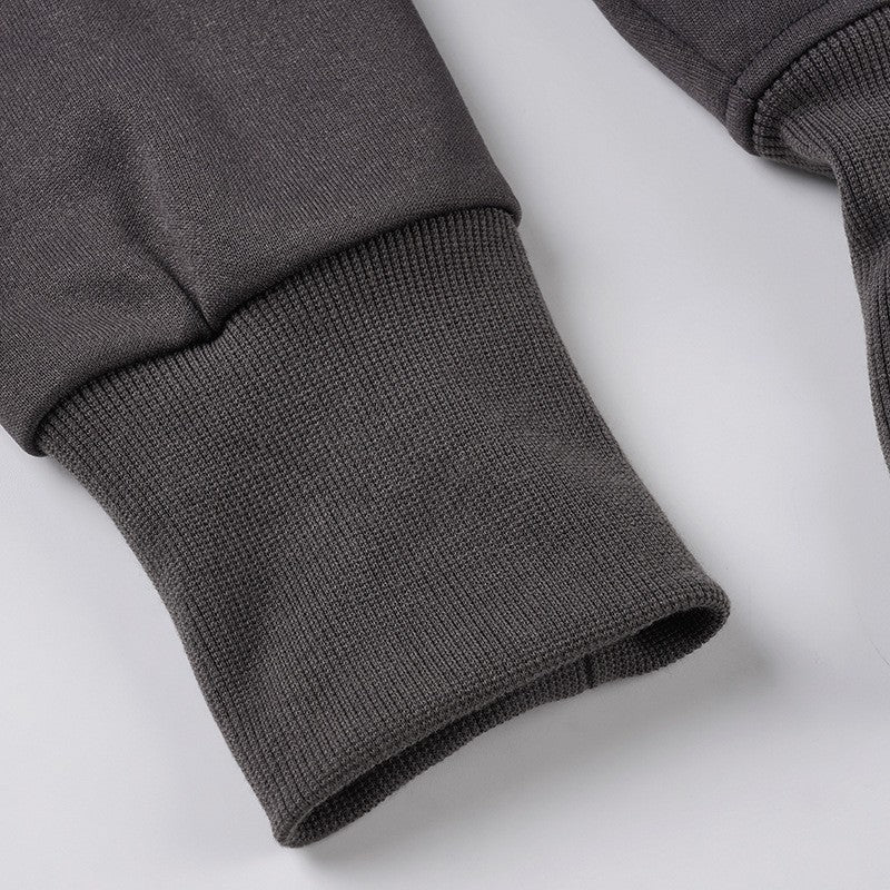 2025 New Autumn Winter Hooded Jackets Fashion Women Long Sleeve Slim Y2K Zipper Vintage Coats High Street Fleece Pocket Outwear