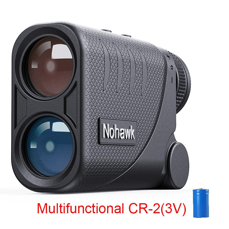 Telêmetro a laser multifuncional Nohawk para golfe com telemetria de inclinação e trava de bandeira para caça, construção, monocular