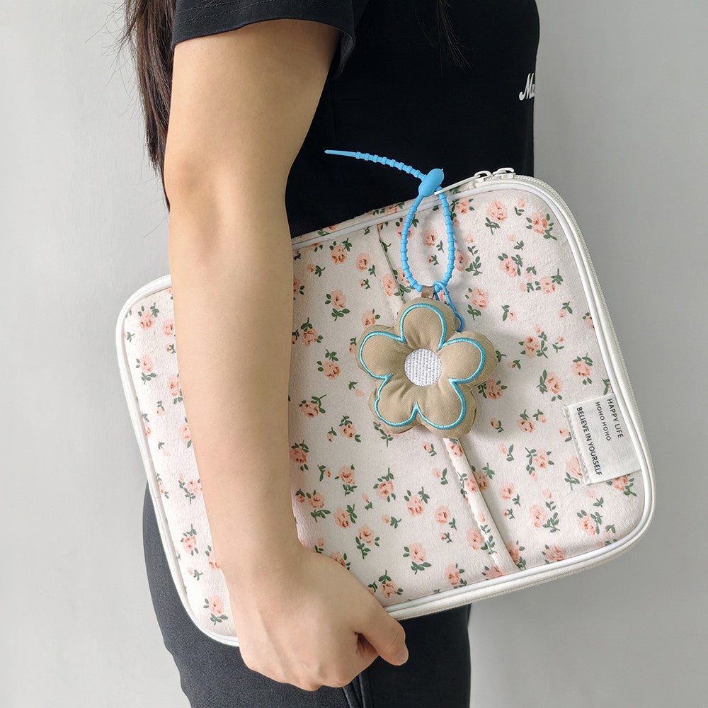 Laptop protective case compatible with HP MI Macbook 11 13-14 inch shockproof plush laptop bag, portable tablet protective bag