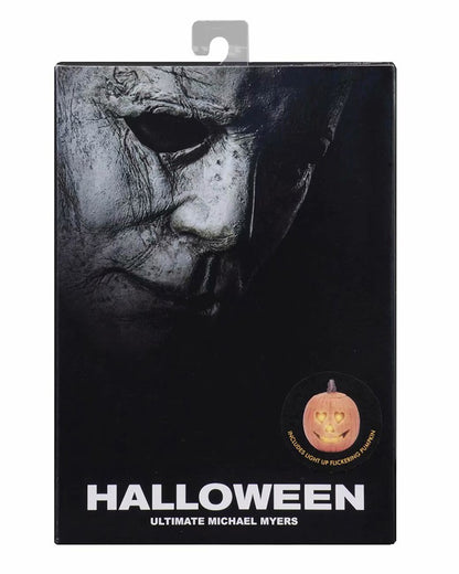 Original NECA Michael Myers Figure Ultimate Jason Voorhees Action Figure With LED Toys Christmas Halloween Horror Gift