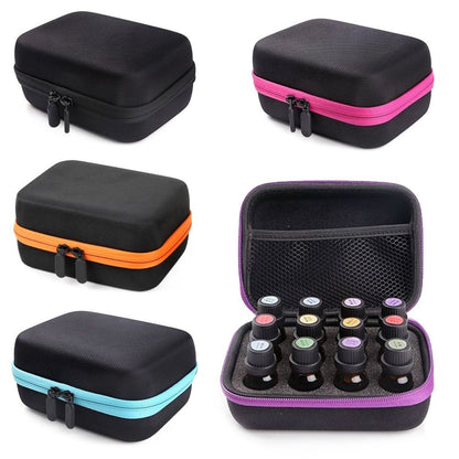 12 Slots Essential Oil Case for DoTERRA 5ML 10ML 15ML Essential Oil Roller Bottles Organizer Holder Perfume Hanging Storage Bag