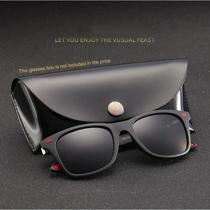 Polarized Sunglasses Unisex Rectangle Vintage Sunglasses Design Retro Sun Glasses Man Eyeglass Casual Goggles UV400 Eyewear