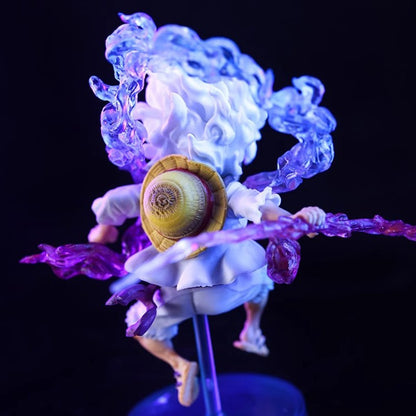 10cm One Piece Luffy Figura de Anime GEAR5 Deus Sol Nika Luffy Bonecos de Ação PVC Modelo de Coleção Brinquedos Presentes de Aniversário para Crianças