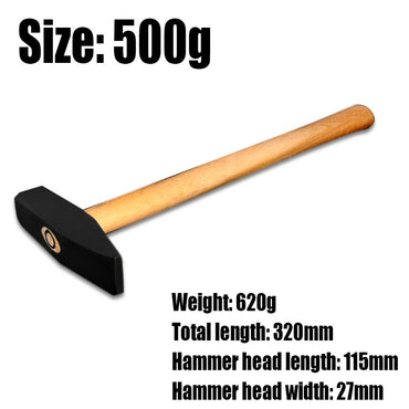1PCS High Carbon Steel Fitter's Hammer Machinist Hammer Wooden Handle Electrician's Hammer Sheet Metal Hammer Duck Foot Hammer