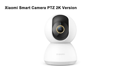 Câmera de Segurança Inteligente Xiaomi 360° Mi PTZ 2K Webcam 1296P 3 Megapixel Detecção Humana por IA Visão Noturna Webcam Funciona com Miji