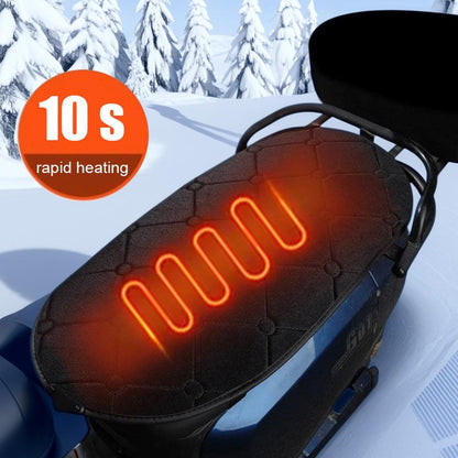 1 unidade de Almofada de Assento Aquecida USB para Motocicleta Almofada de Aquecimento para Moto Almofada Quente para Scooter Almofada de Assento Aquecida para Veículo Elétrico 2026