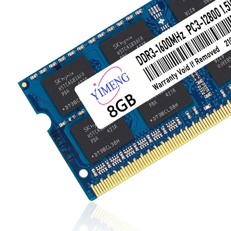 Memórias RAM para Notebook DDR3 DDR3L 4GB 8GB PC3L 1.35V 1066 1333 1600Mhz PC3 1.5V 8500 10600 12800 204 Pinos SODIMM