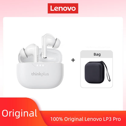 Fone de ouvido Lenovo original 2025, sem fio Bluetooth 5.3, fones de ouvido estéreo HiFi com cancelamento de ruído, fones de ouvido esportivos com controle de toque, novo presente