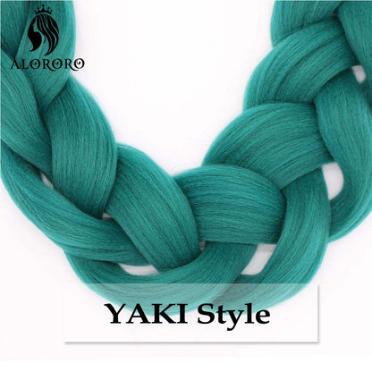 Cabelo Trançado Sintético Jumbo Alororo 82 polegadas Cabelo Falso Africano Fibra de Alta Temperatura Roxo Vermelho Extensões de Cabelo para Mulheres