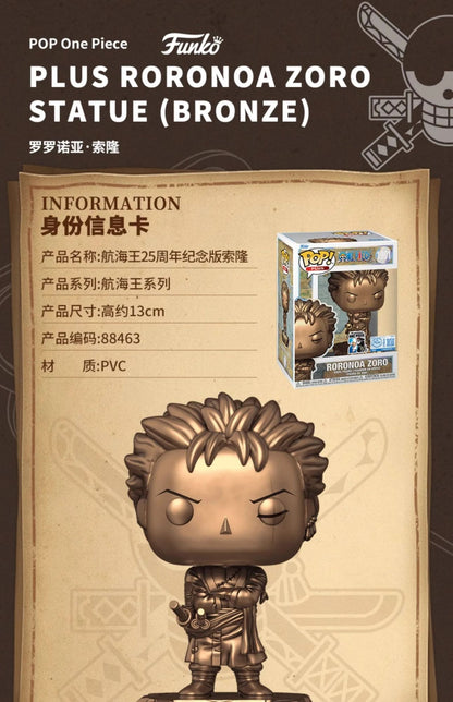 Série de 25º Aniversário de One Piece, Boneco de Ação Usopp Nami, Funko Pop, Personagem de Anime, Modelo de Coleção, Edição Limitada, Presente Original