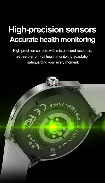 Smartwatch Esportivo Watch 4 Pro Masculino Tela AMOLED HD 360*360 Frequência Cardíaca Chamada Bluetooth IP68 À Prova D'água Música Novo SmartWatch 2025
