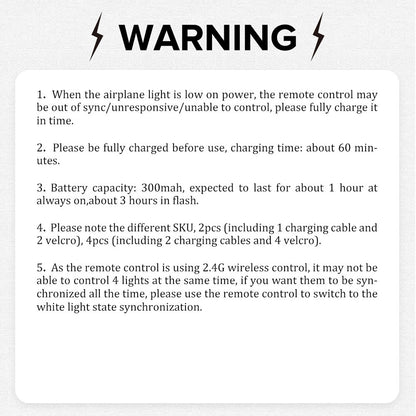 2/4PC Wireless LED Strobe Light Remote Control Warning Lamp Flash Indicator Anti-collision For Car Auto Motorcycle Drone Cruise