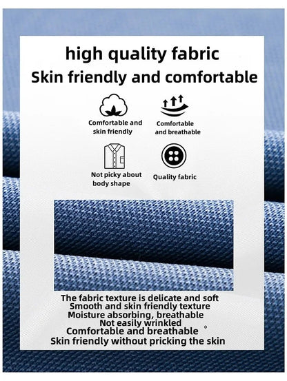 High quality brand long sleeve men's polo shirt autumn new style fashionable flip collar striped personalized top casual T-shirt