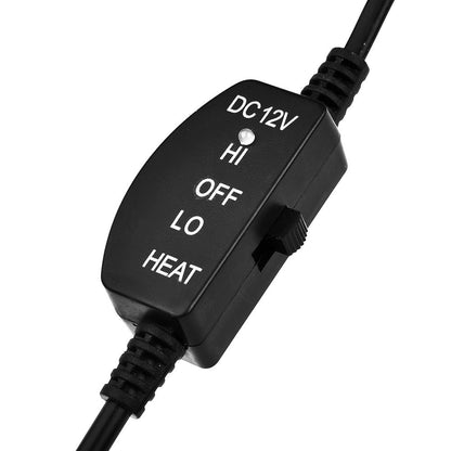 12V Car Seat Heated Cover 3 Gear Adjustable Temperature Universal Car Seat Heater 5V USB Heated Winter Car Seat Heating Pad