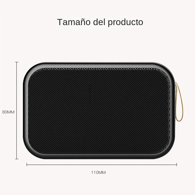 Mini Caixa de Som Bluetooth Subwoofer Portátil Sem Fio Bluetooth Soundbar Bateria de 500mAh Caixas de Som Esportivas para Área Externa Interna Soundbar HIFI