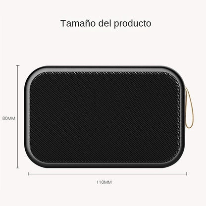 Mini Caixa de Som Bluetooth Subwoofer Portátil Sem Fio Bluetooth Soundbar Bateria de 500mAh Caixas de Som Esportivas para Área Externa Interna Soundbar HIFI