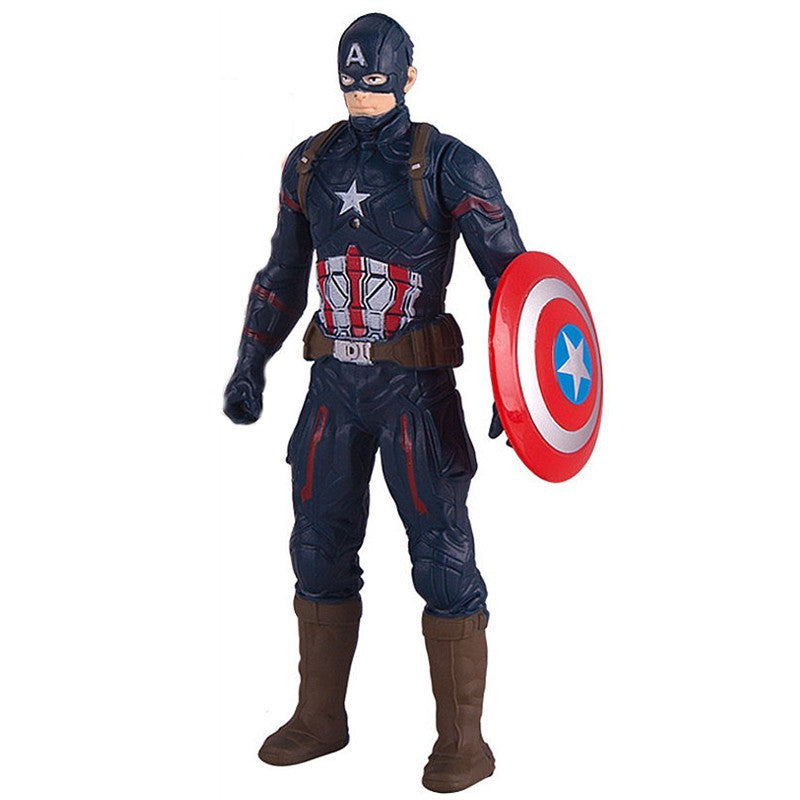 17 Cm Brinquedos Infantis Bonecos Marvel Anime Homem-Aranha Hulk Boneco de Ação Homem de Ferro Desenho Animado Brinquedo Infantil Presente de Natal Boneca Luminosa Hobbies
