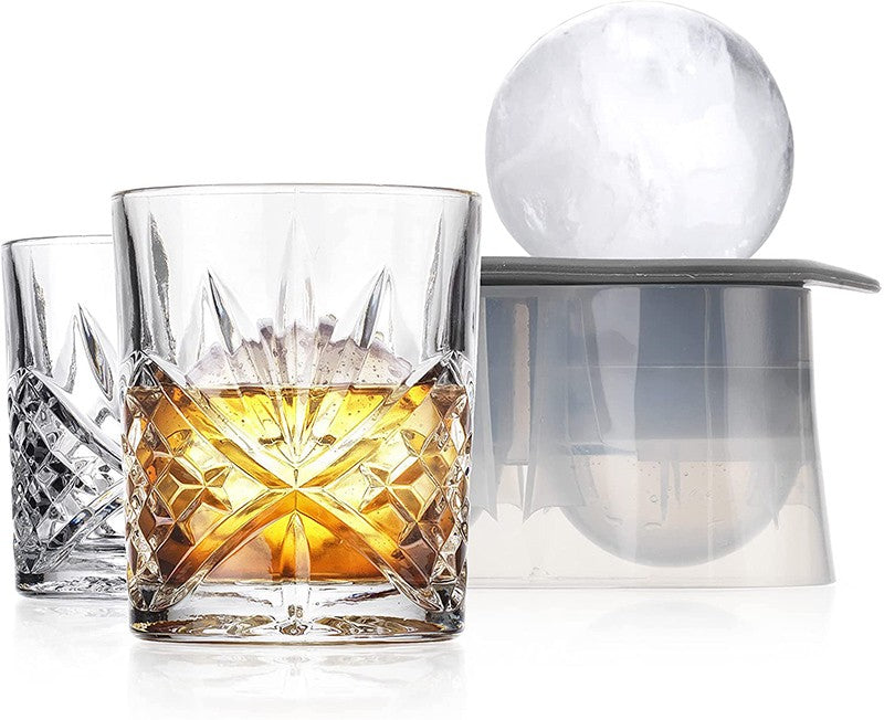 1 Copo de Uísque, Copos Tumbler para Whisky On the Rocks, Vidraria para Coquetéis, Scotch, Bourbon, Gin, Vodca, Conhaque