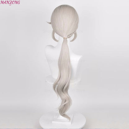 Lynette Cosplay Wig Impact Fontaine Cosplay Wig Anime Heat Resistant Synthetic Wigs + Wig Cap
