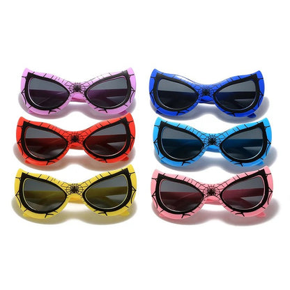 Marvel Avengers Cartoon Plastic Flexible Frame Sunglasses Spider-Man Iron Man Captain America-Kids Eyewear Toy Festival Gift