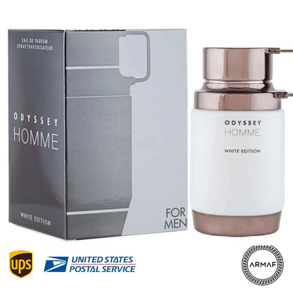Armaf Men's Odyssey Homme White Edition EDP Spray 3.4 oz /100ml Fragrances NEW IN BOX