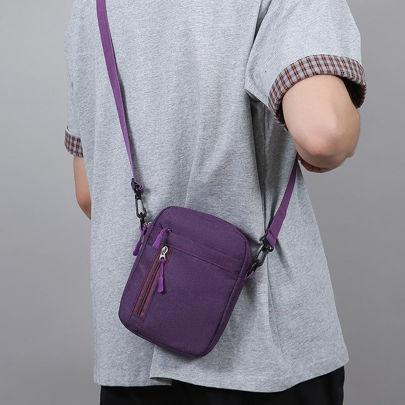 Multi Functional Men's Shoulder Bag, Waterproof and Wear-resistant, Large Capacity Crossbody Bag for Business Commuting