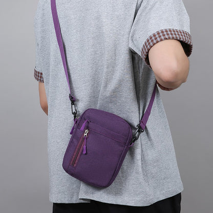 Multi Functional Men's Shoulder Bag, Waterproof and Wear-resistant, Large Capacity Crossbody Bag for Business Commuting