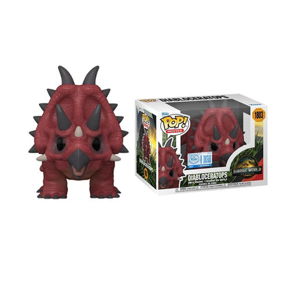 Funko Pop Jurassic World Rebirth Model Titanosaurus#1799 Boneco de Ação Carnotaurus#1804 Boneco Diabloceratops#1803 Ornamento de Brinquedo