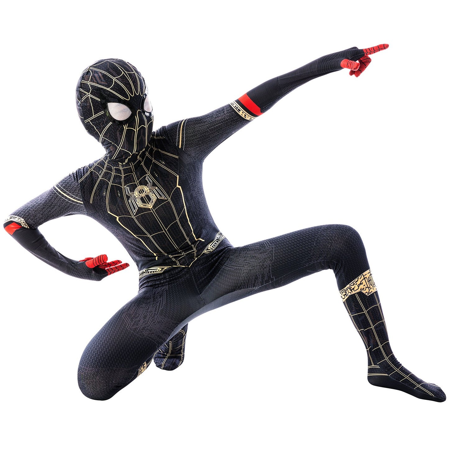 Anime Superhero Costume Miles Morales Cosplay Zentai Bodysuit Halloween Costumes Kids Superhero Costumes Movie Characters
