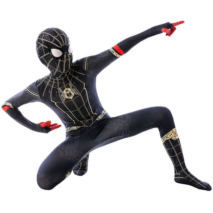 Anime Superhero Costume Miles Morales Cosplay Zentai Bodysuit Halloween Costumes Kids Superhero Costumes Movie Characters