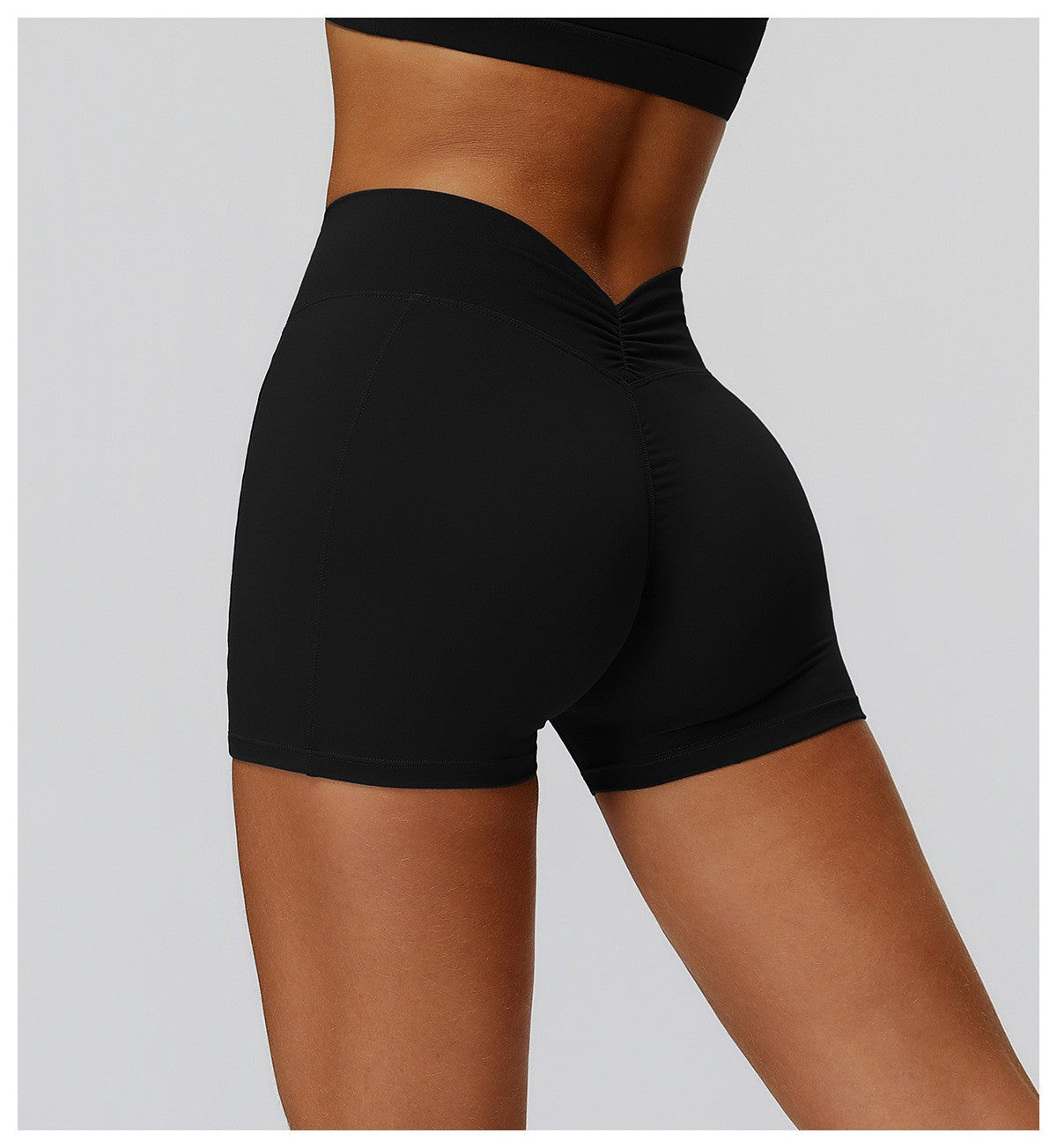 Women Yoga Shorts Gym Cycling Running Workout Scrunch Butt Women High Waist Sports Shorts Fit Mesh for Fitness Hip Lifting Yoga
