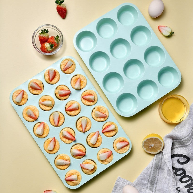 12/24 Holes Silicone Baking Mold for Baking 3D Bakeware Chocolate Round Sphere Mold Cupcake Pan Cake DIY Muffin Kitchen Tools