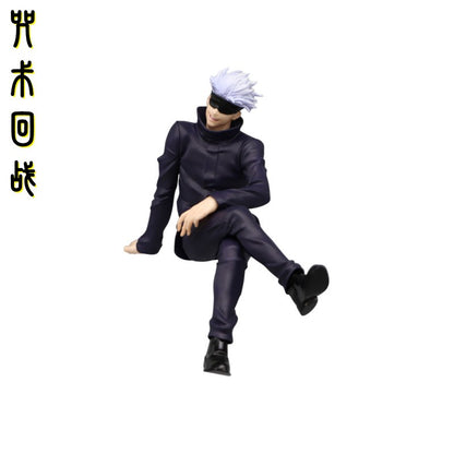 13cm Anime Japonês Jujutsu Kaisen Figura Gojo Satoru Boneco de Ação Brinquedos de PVC Modelo Estátua Colecionável Noodle Stopper Presente Infantil