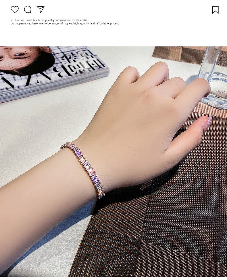 Pulseira de aço inoxidável cheia de strass para mulheres 2022, nova, designer, luxuosa, brilhante, zircônia, ajustável, joia, presente