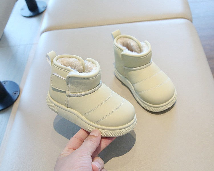 Autumn Winter Baby Boys Girls Snow Boots Children Outdoor Plush Shoes Anti-Slippery Infant Casual Shoes Waterproof Kids Boots