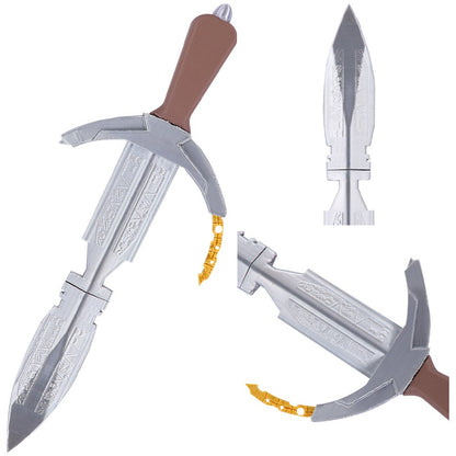 Rey Cosplay Knife Sword Prop Skywalker Costume Accessories TV Space Battle Roleplay Plastic Poniard Ornament Weapons Halloween