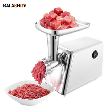 Moedor de Carne, Enchedor de Linguiça, Moedor de Carne Elétrico Enchedor de Linguiça para Cozinha Doméstica e Uso Comercial