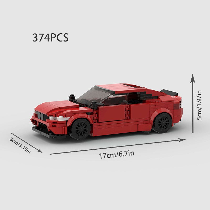 MOC Carro Esportivo de Corrida Veículo Cidade Speed Racer Modelo Técnico Blocos de Construção Tijolos Supercarro F1 Brinquedos Infantis Presentes para Meninos NSX