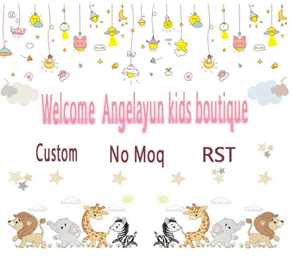 Boutique Sweetheart Love Bows Little Girls Outfits Baby Bubble Romper Sibling Matches Sister Baby Clothes Suit