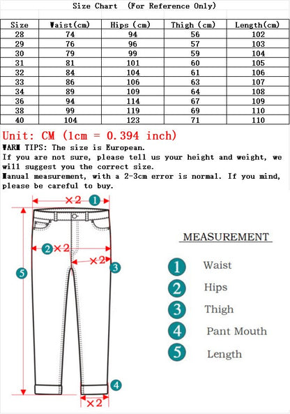 2024 NOVO Calça Jeans Masculina da Moda Business Estilo Clássico Casual Elástica Slim Jeans Masculina Marca Calças Jeans Pretas Azuis