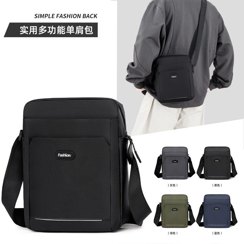 2025 Chic Men’s Waterproof Multifunctional Crossbody Bag Multi-Color - Organized Pockets Shoulder Bag for Daily/Commute