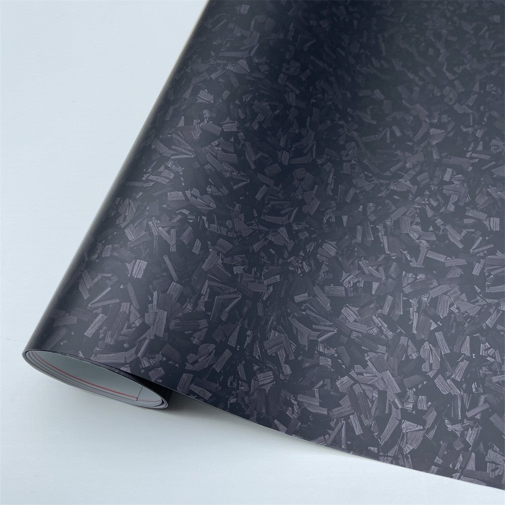 Vinil Envelopamento Fibra de Carbono Forjado Preto Cosmic Hex Carro Envelopamento Filme para Veículos e Motocicletas Interior e Exterior