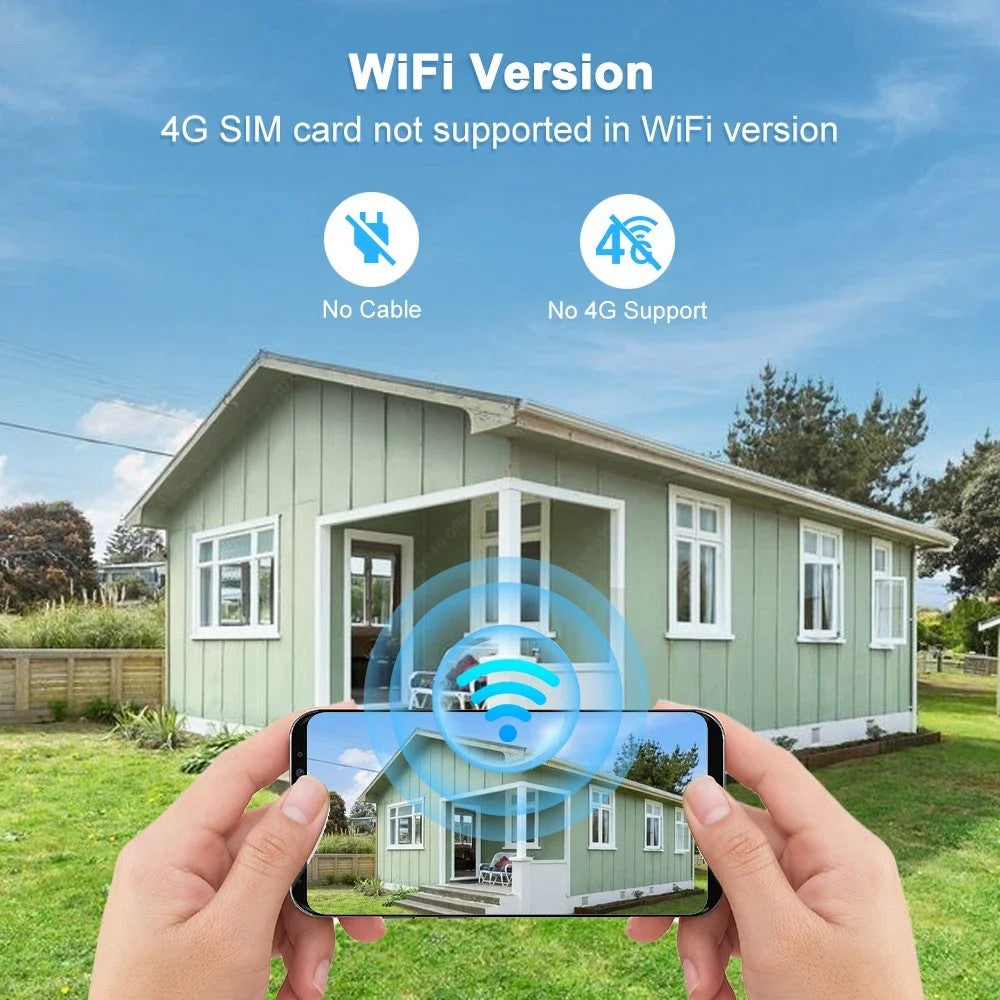 V380 Pro 12MP  Solar WIFI IP Camera CCTV Two Lens Three Screen Auto Tracking Outdoor 6K Security Surveillance PTZ Camera