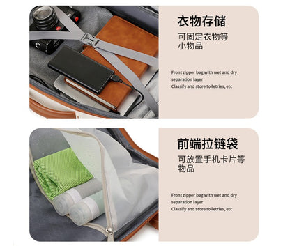 Backpack Unisex New Simple Business Computer Backpack Outdoor Large Capacity Travel Bag Student School Bag for Boys