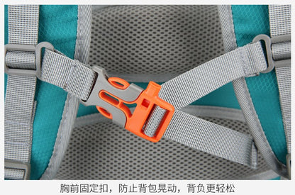 Outdoor mountaineering and cycling travel backpack, multifunctional waterproof nylon bag, suitable for men and women