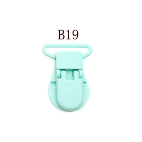 30/50/100pcs 1" 25mm Hot D Shape Plastic Baby Pacifier Clips Dummy Chain Holder Suspender Clips Clamp With Gripping Teeth