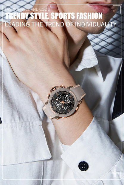 SMAEL Brand 8140 Waterproof Dropshipping Watch Alarm Clock night light Young Fashion business Quartz Sport Wristwatches