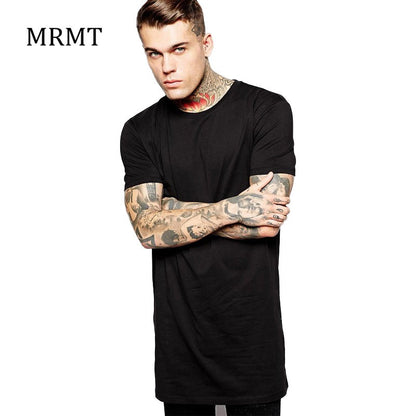 2025 Brand New Clothing Mens Black Mens Long T shirt Tops Hip Hop Man T-shirt Short Sleeve Casual Men Tee shirts For Male