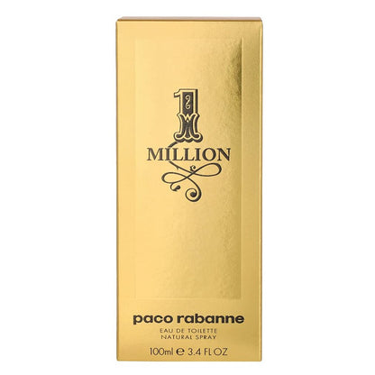 1 Million By Paco Rabanne For Men's Eau De Toilette TESTER 3.4 fl oz 100 ml Men's Cologne New in Box USA